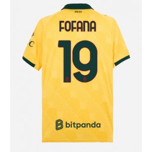 Fotbalové Dres AC Milan Youssouf Fofana #19 Třetí Oblečení 2025-26 Krátký Rukáv